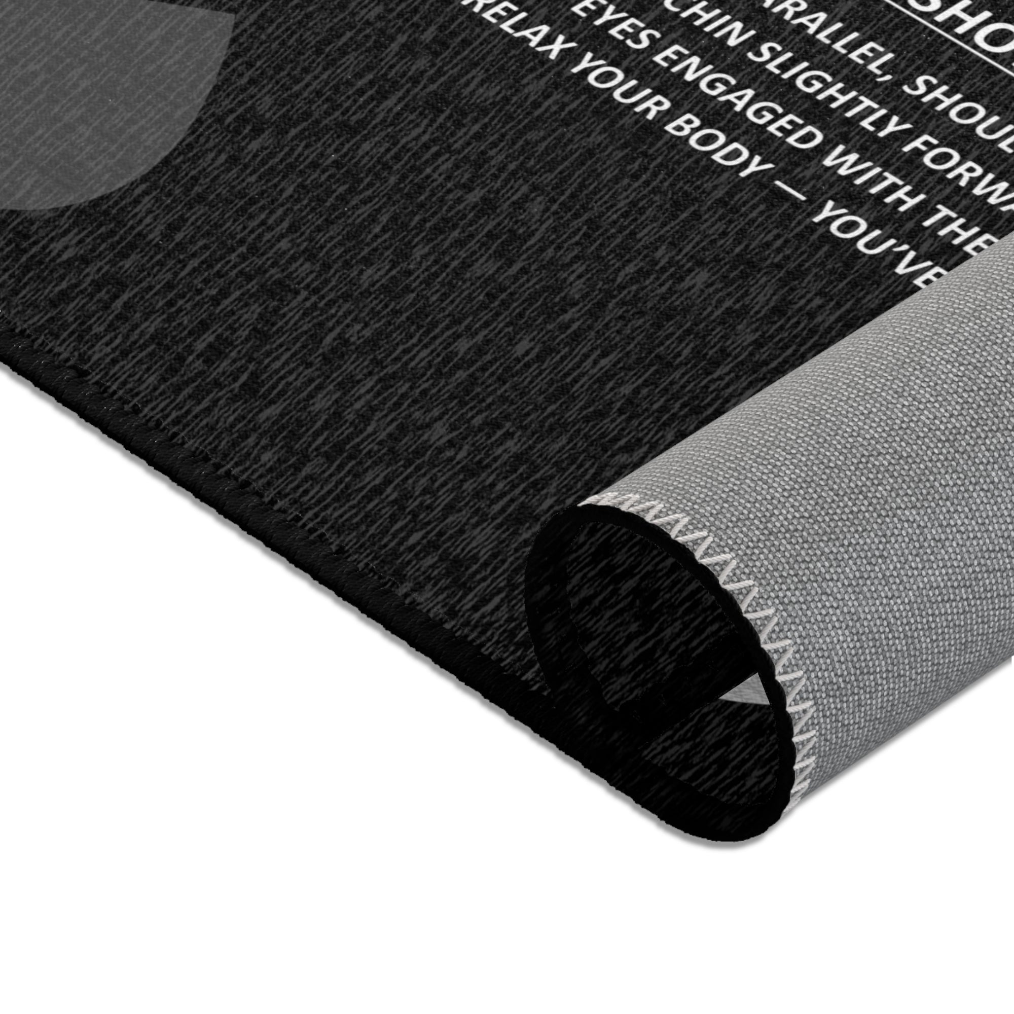 The Portrait Mat - Lightweight Version (Black)