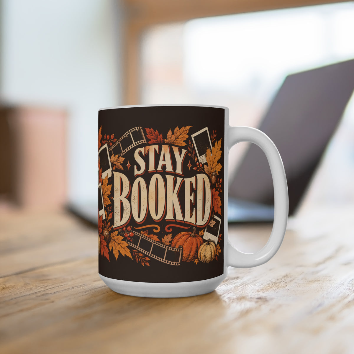 Fall Into Bookings 15oz Mug