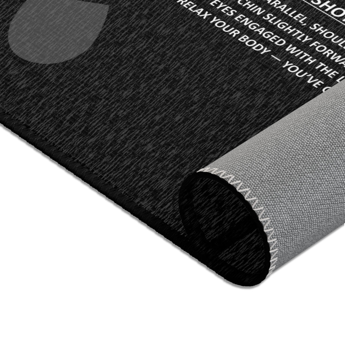 The Portrait Mat - Lightweight Version (Black)