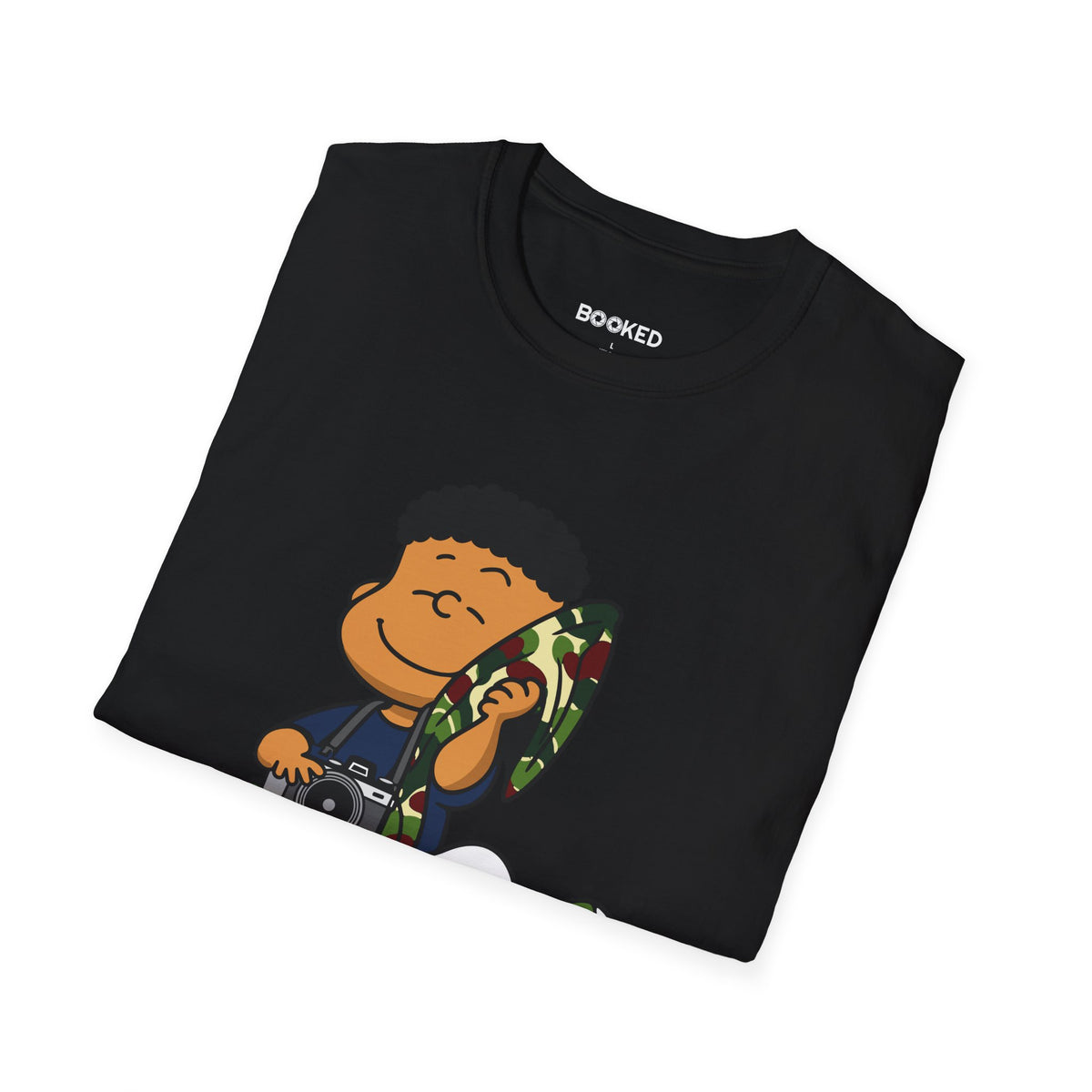 Snoopy & Brown Linus Camera Unisex T-Shirt