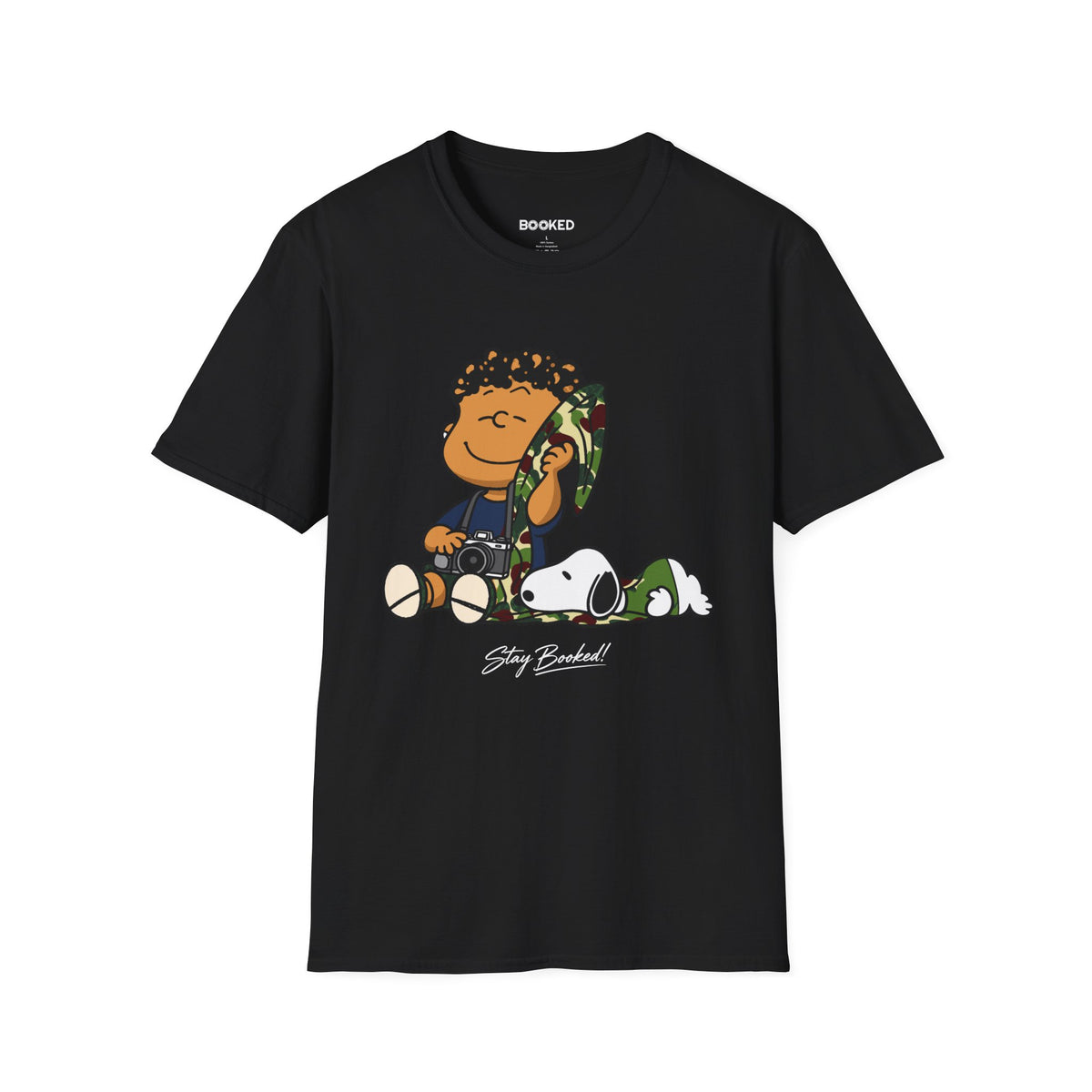 Snoopy & Linus Camera Unisex T-Shirt
