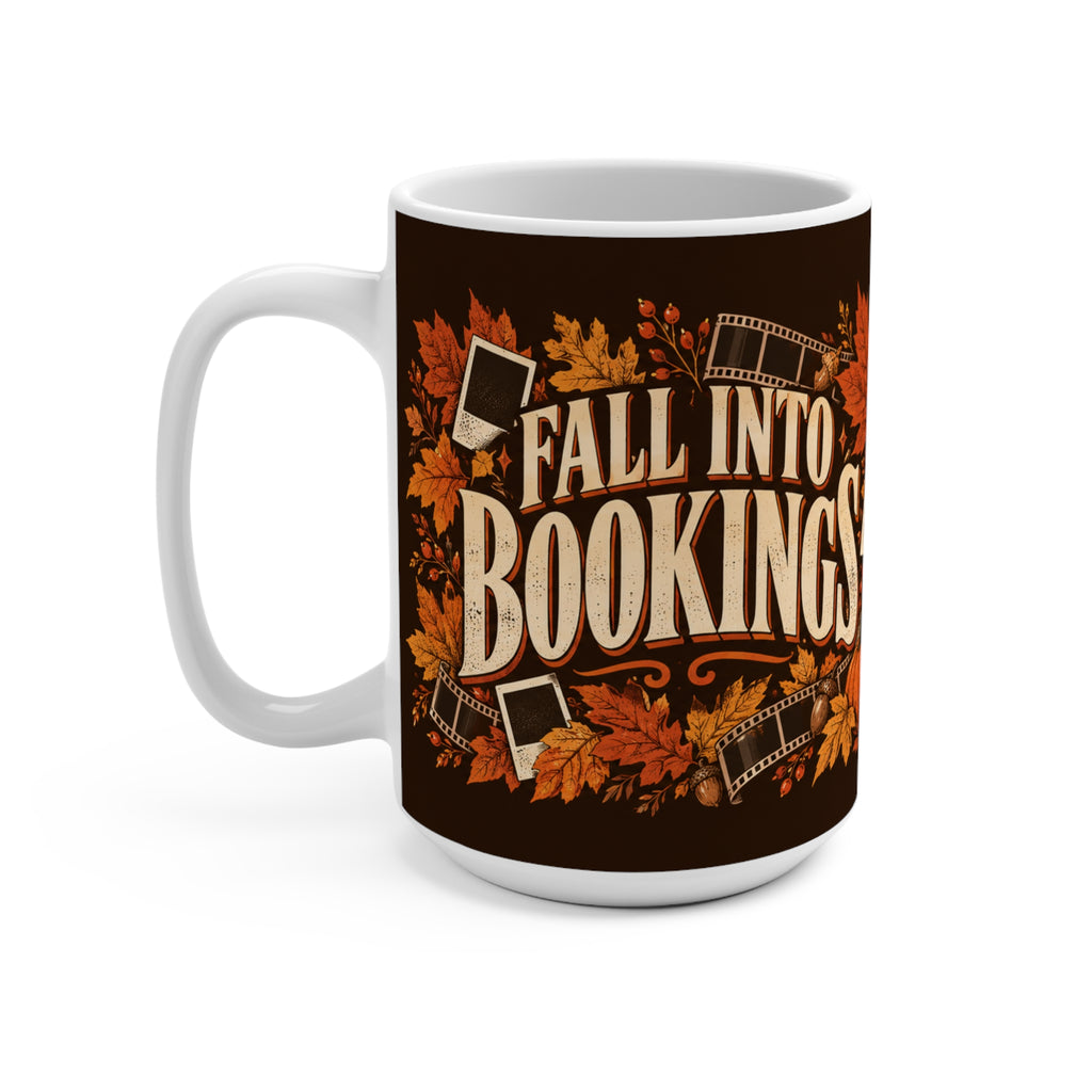 Fall Into Bookings 15oz Mug