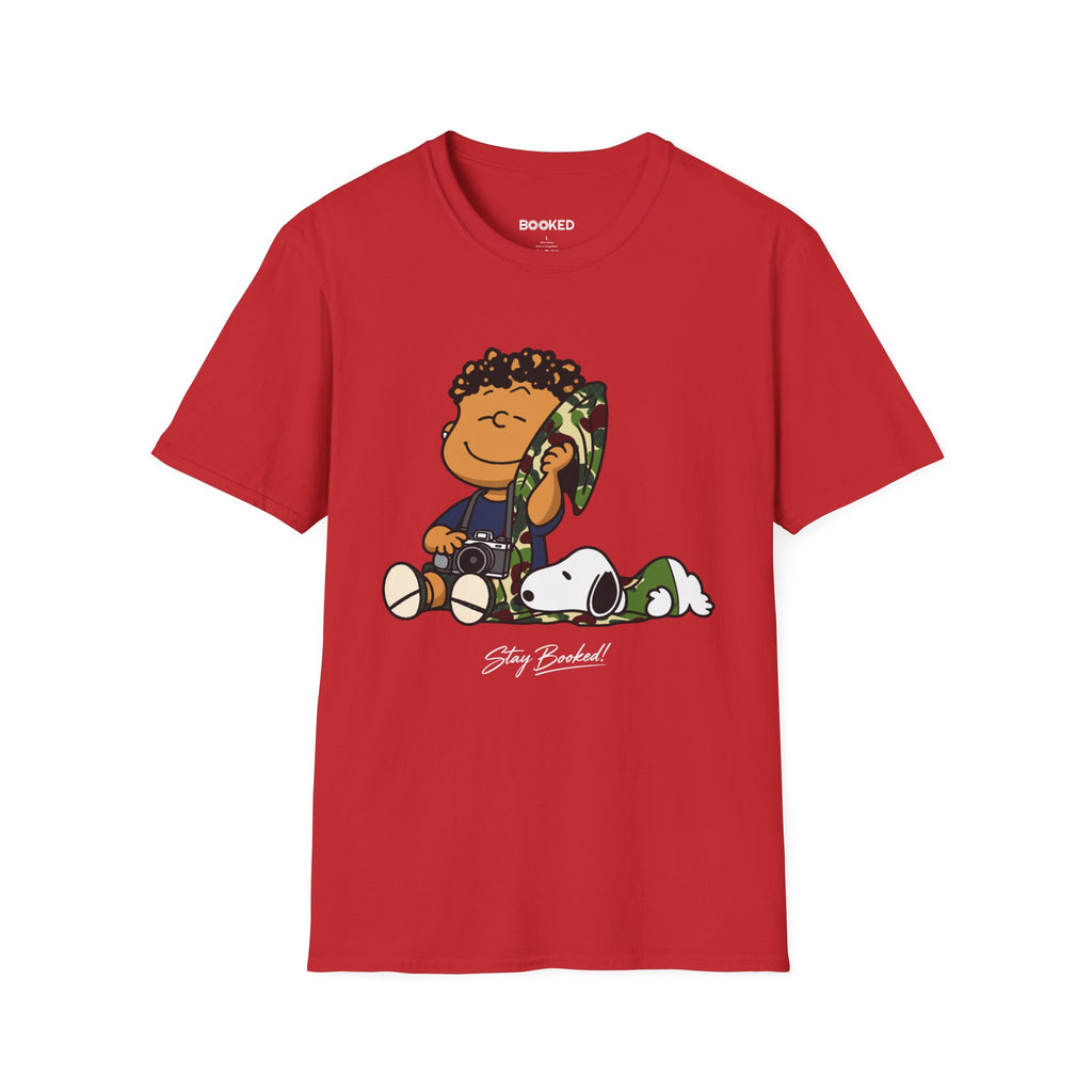Snoopy & Linus Camera Unisex T-Shirt