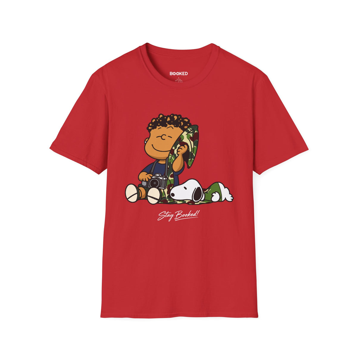 Snoopy & Linus Camera Unisex T-Shirt