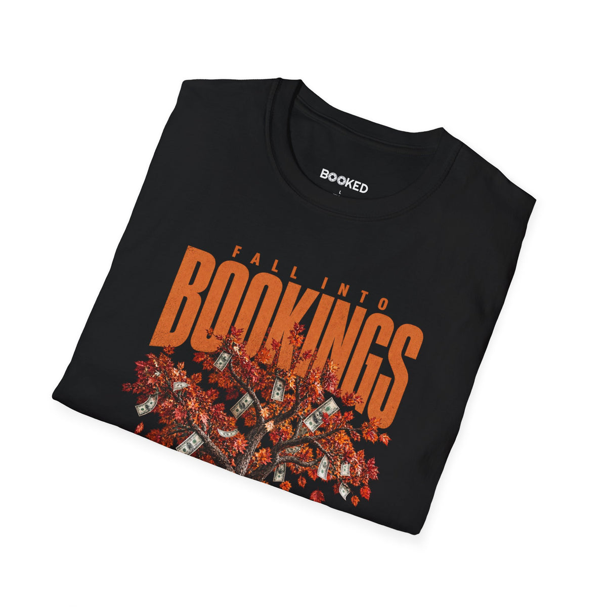Fall Into Bookings Unisex T-Shirt
