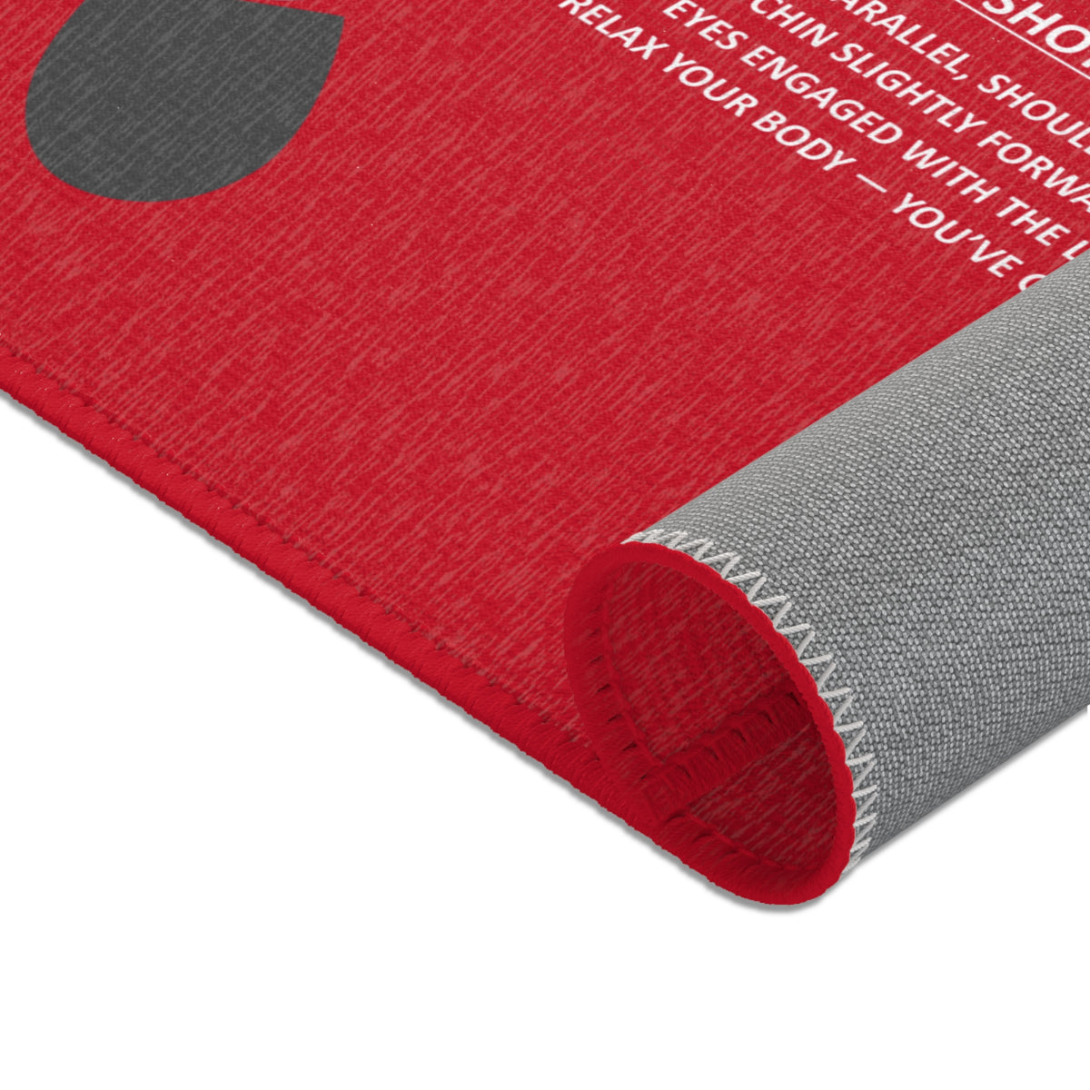 The Portrait Mat - Lightweight Version (Red)