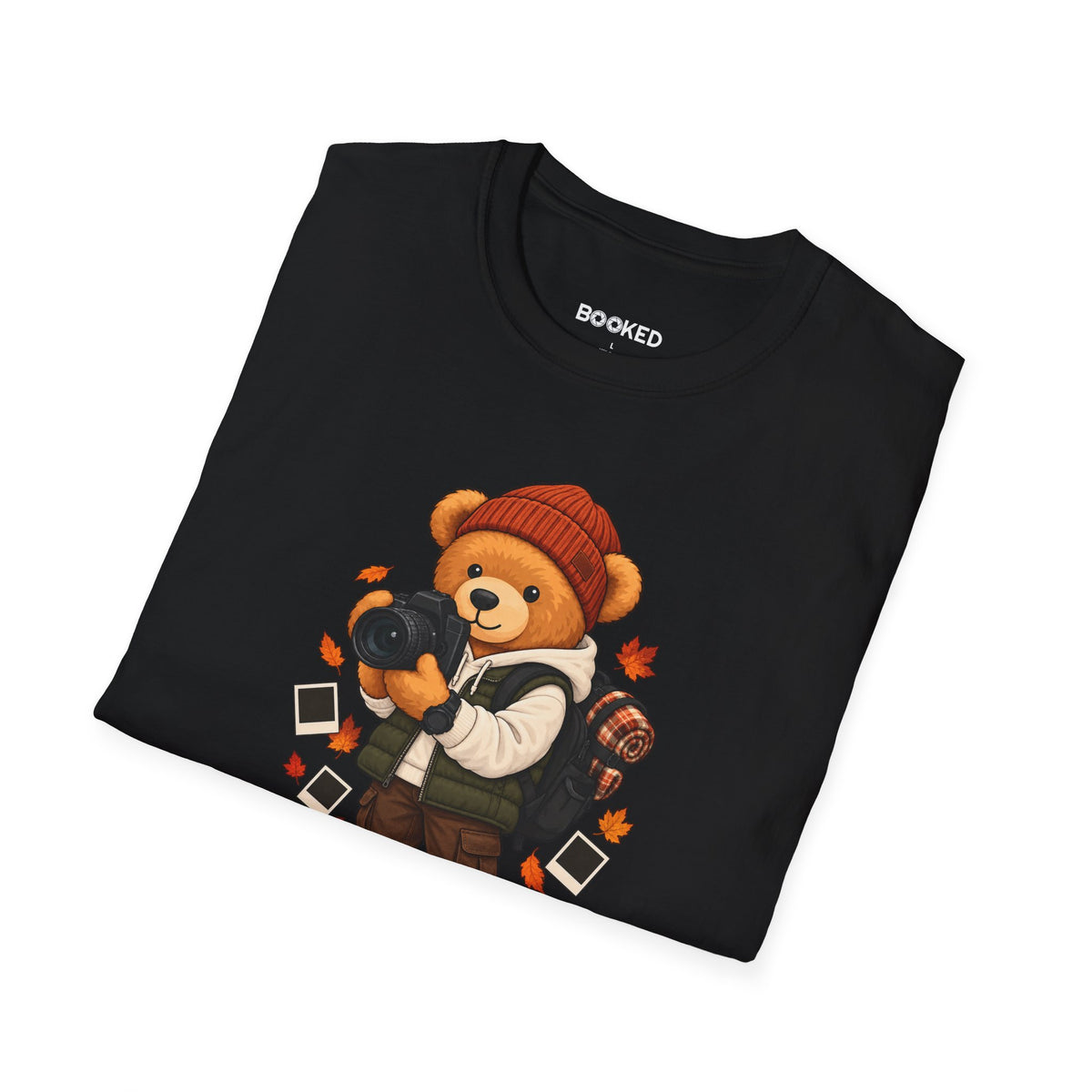 Fall Into Bookings Bear Unisex T-Shirt