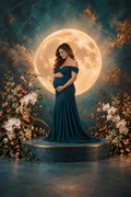Maternity Moon II: Celestial Elegance (15 Digital Backdrops)