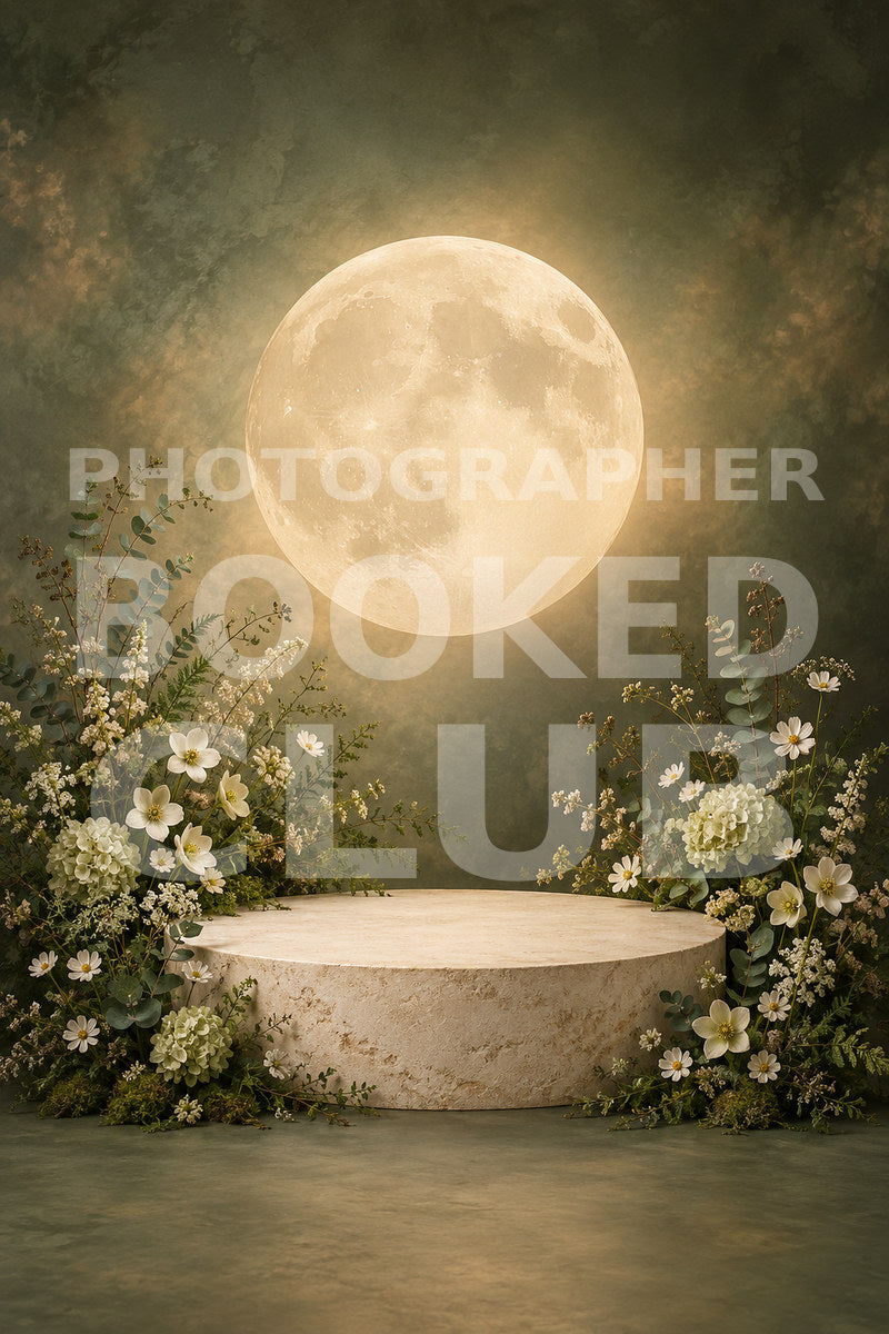 Maternity Moon II: Celestial Elegance (15 Digital Backdrops)